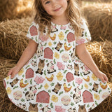 Pasture Pals Short Sleeve Twirl Dress