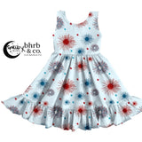 Little Firecracker Tank Twirl Dress