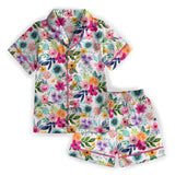 Flowers In Bloom Women’s Short Sleeve & Shorts Set