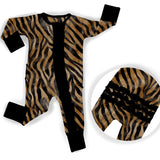 Sleepy Stripes Ruffle Convertible Zippy