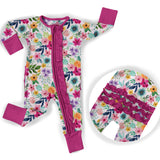 Flowers In Bloom Ruffle Convertible Zippy