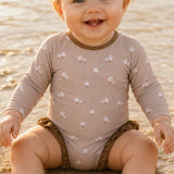 Little Blossom Children’s Ruffle Long Sleeve One Piece Swimsuit