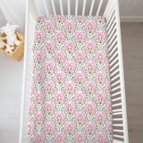 Buds+Bows Mini Crib Sheet