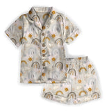 Sun-Day Best Women’s Short Sleeve & Shorts Two Piece Set