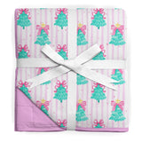 Pink Tree Adult Quilt