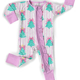 Pink Tree Ruffle Convertible Zippy