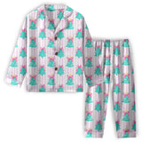 Pink Tree Children’s Button Up Two Piece Set