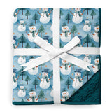 Snowman Wonderland Plush Blanket