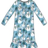 Snowman Wonderland Children’s Night Gown
