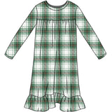 Plaid Holiday Children’s Night Gown