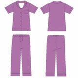 Snoozeberry (Purple) Women’s Short Sleeve & Pants Set