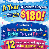 A Year Of Daywear $180 (VALUE $516 - 12 redeemable codes) - no codes or gift cards for purchase