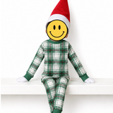 Plaid Holiday Elf Doll Pajamas