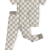 Checkmate Short Sleeve Two Piece Set
