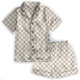 Checkmate Women’s Short Sleeve & Shorts Two Piece Set