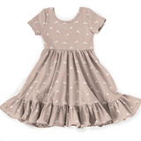 Little Blossom Short Sleeve Twirl Dress
